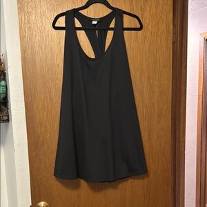 VENUS Black Crisscrossed Back and Mess sides Swim Coverup